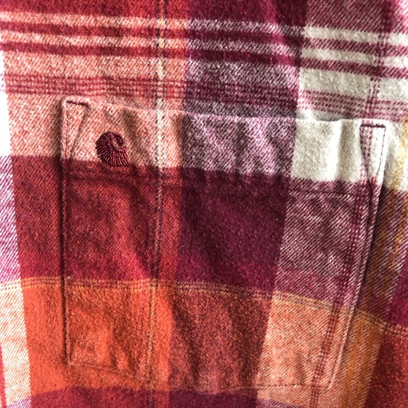 Mens’ Carhartt Hubbard Plaid Slim Shirt - Picture 5 of 8